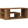 Image de vidaXL Table basse imitation vieux bois 100x50x40 cm Bois composite