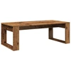 Image de vidaXL Table basse imitation vieux bois 102x50x35 cm Bois composite