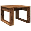 Image de vidaXL Table d'appoint imitation vieux bois 50x50x35 cm Bois composite