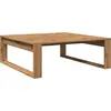Image de vidaXL Table basse Artisan-Chêne 100x100x35 cm Bois composite