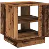 Image de vidaXL Table basse imitation vieux bois 40x40x43 cm Bois composite