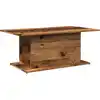 Image de vidaXL Table basse imitation vieux bois 102x55,5x40 cm Bois composite