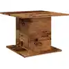 Image de vidaXL Table basse imitation vieux bois 55,5x55,5x40 cm Matériau dérivé du bois