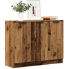 Image de vidaXL Sideboard imitation vieux bois 90,5x30x70 cm Bois composite