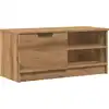 Image de Armoire TV Artisan-Chêne 80x35x36,5 cm Matériau dérivé du bois