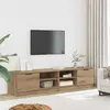 Image de vidaXL Armoires TV 2 pcs. Chêne Artisan 80x35x36,5cm Matériau dérivé du bois