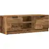 Image de vidaXL Armoire TV imitation vieux bois 102x35x36,5 cm Matériau dérivé du bois