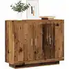 Image de vidaXL Sideboard imitation vieux bois 92x35x75 cm bois composite