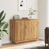 Image de vidaXL Sideboard Chêne Artisan 92x35x75 cm Bois composite