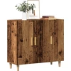 Image de vidaXL Sideboard imitation vieux bois 90x34x80 cm bois composite