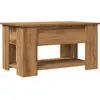 Image de vidaXL Table basse Artisan-Chêne 79x49x41 cm Bois composite