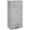 Image de vidaXL Armoire de salle de bain murale gris béton 32x20x67 cm
