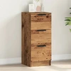 Image de vidaXL Sideboard imitation vieux bois 30x30x70 cm Bois composite