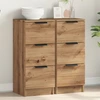 Image de vidaXL Sideboards 2 pcs. Chêne Artisan 30x30x70 cm Bois composite