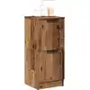 Image de vidaXL Sideboard imitation vieux bois 30x30x70 cm Bois composite