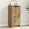 Image de vidaXL Sideboard Chêne Artisan 30x30x70 cm Bois composite