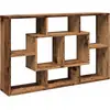 Image de vidaXL Étagère murale vieux bois 85x16x52,5 cm Bois composite