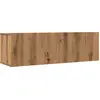 Image de vidaXL Armoires murales TV 2 pcs. Chêne Artisan 100x30x30 cm