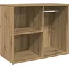 Image de vidaXL Armoire à vêtements Artisan chêne 80x40x65 cm Bois composite
