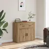 Image de vidaXL Sideboard Chêne Artisan 80x33x70 cm Bois composite