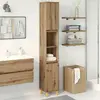 Image de vidaXL Armoire de salle de bain Artisan-Chêne 30x30x190 cm Bois composite
