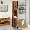 Image de vidaXL Armoire de salle de bain imitation vieux bois 30x30x190 cm Bois composite