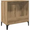 Image de vidaXL Armoire sous lavabo Artisan-Chêne 58x33x60 cm Bois composite