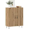Image de vidaXL Sideboard Chêne Artisan 69,5x34x90 cm Bois composite