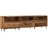 Image de vidaXL Armoire TV imitation vieux bois 150x30x44,5 cm Matériau dérivé du bois
