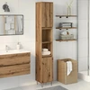 Image de vidaXL Armoire de salle de bain Artisan-Chêne 30x30x190 cm Bois composite