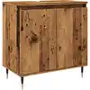 Image de vidaXL Armoire de salle de bain imitation vieux bois 58x33x60 cm Bois composite