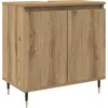 Image de vidaXL Armoire de salle de bain Artisan-Ch  ne 58x33x60 cm Bois composite