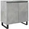Image de vidaXL Armoire de salle de bain gris b ©ton 58 x 33 x 60 cm Bois composite