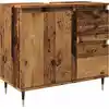 Image de vidaXL Armoire de salle de bain aspect bois ancien 65x33x60 cm Bois composite