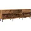 Image de vidaXL Armoire TV imitation vieux bois 150x30x50 cm Matériau dérivé du bois