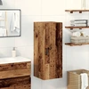Image de vidaXL Armoire murale imitation vieux bois 34,5x34x90 cm Bois composite