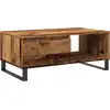 Image de vidaXL Table basse imitation vieux bois 90x50x36,5 cm Bois composite