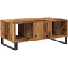 Image de vidaXL Table basse imitation vieux bois 90x50x36,5 cm Bois composite