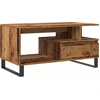 Image de vidaXL Table basse imitation vieux bois 90x49x45 cm Bois composite