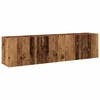Image de vidaXL Armoires murales TV 2 pcs. Aspect vieux bois 80x30x41 cm
