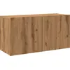 Image de vidaXL Armoire TV Artisan-Chêne 80x30x41 cm