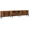 Image de vidaXL Armoire TV avec tiroir imitation vieux bois 200x25x44 cm