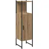 Image de vidaXL Armoire de salle de bain Artisan-Chêne 33x33x120,5 cm Bois composite