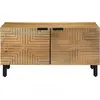 Image de vidaXL Table basse marron 80x50x40 cm bois massif mangue