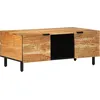 Image de Table basse 100X54X40 Cm Bois d'Acacia massif Lumarko