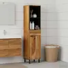 Image de vidaXL Armoire de salle de bain Marron 38 x 33 x 160 cm Bois massif Mango