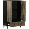 Image de vidaXL Highboard 60x33x100 cm bois massif mangue