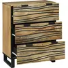 Image de vidaXL Buffet brun 60 x 33.5 x 75 cm bois massif mangue