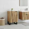 Image de vidaXL Armoire pour lavabo Marron 38 x 33,5 x 58 cm Bois composite