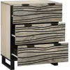 Image de vidaXL Sideboard Blanc 60 x 33.5 x 75 cm Bois massif Mango